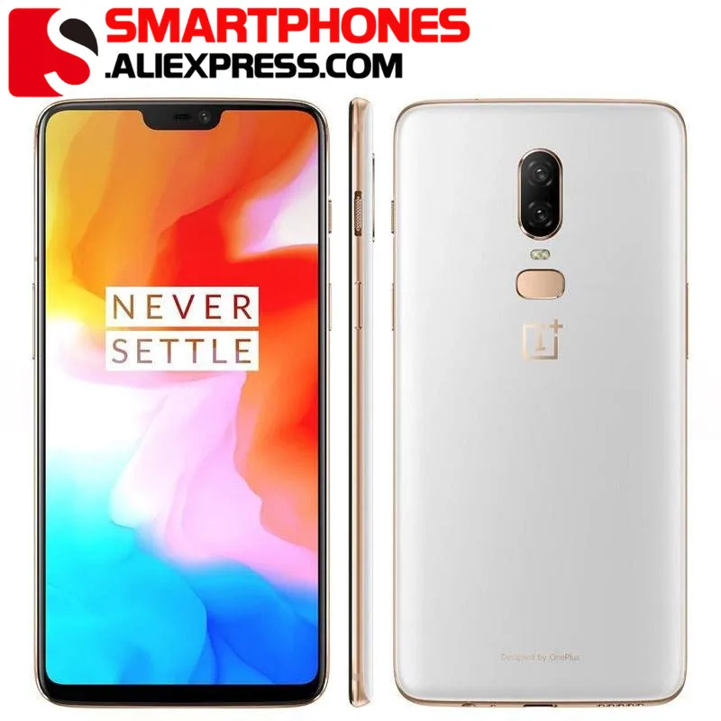 CN Version Global ROM Oneplus 6 8GB 256GB Snapdragon 845 Octa Core AI Dual Camera 20MP+16MP Face ID Unlock Android 8 Smartphone