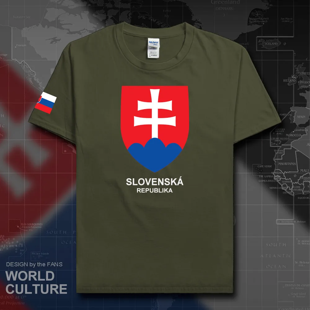 Slovak Republic Slovakia men t shirt fashion 2018 jerseys nation cotton t-shirts sporting clothing tees country SVK Slovensko 20