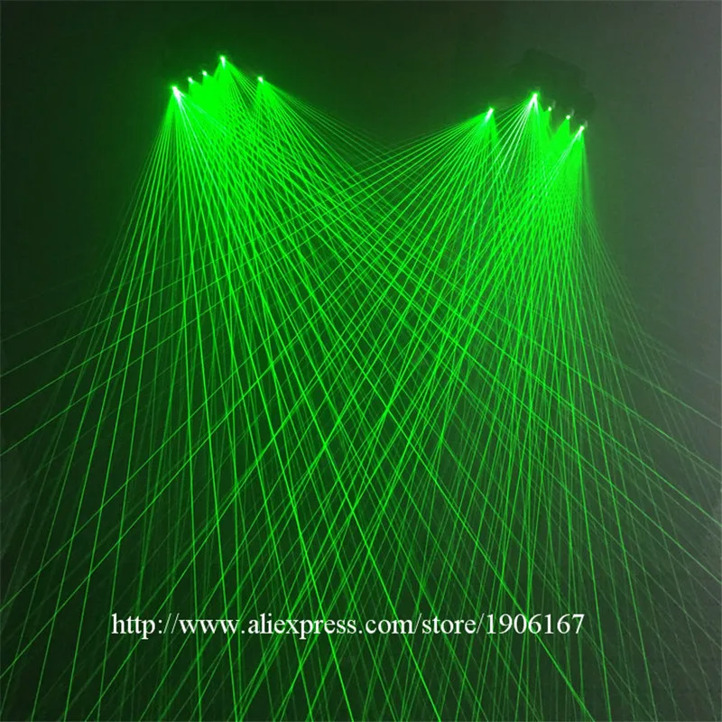 

New design green laser man show gloves green dj laser gloves with 5 pcs green lasers for singer dancer party show