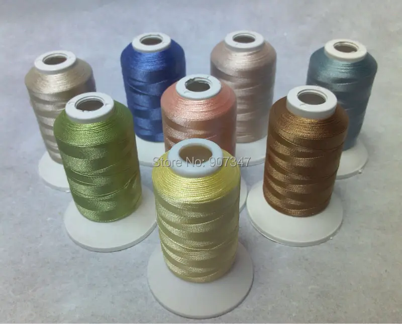 180+ Shade Pastel Series Colors Polyester Machine Embroidery Thread For Brother,Janome 500m*8, Classical Combination Best Deal