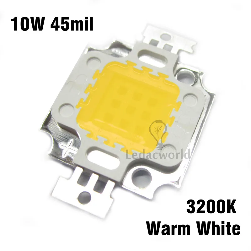 Imagem -02 - Chip de Led de Alta Potência Integrado Smd Contas Cob 10w 20w 30w 50w 100w Branco Quente Natureza Branco Fonte de Luz Fria