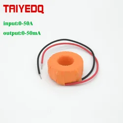 1PCS current transformer ratio 1000/1 input 0-50A  output 0-50mA Coil CT Sensor