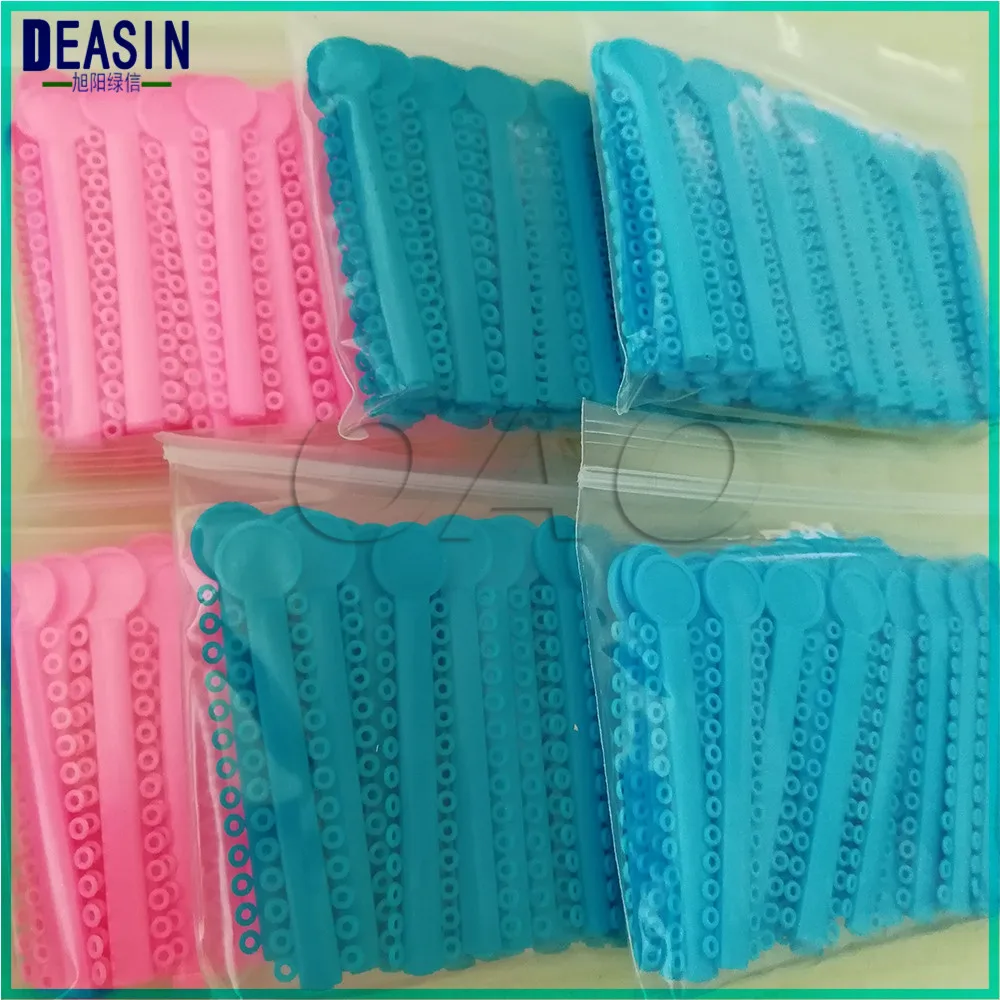 NO.13#-18# Dental Orthodontic Materials Transparent Color Ligature Ties Rubber Band Elastic