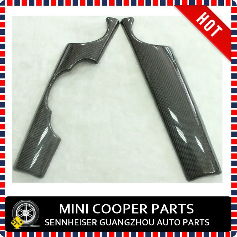 Brand New Real Carbon Fiber Style UV Protected Dashboard Panel Cover LHD And RHD For Mini cooper R56 (2 Pcs/Set)