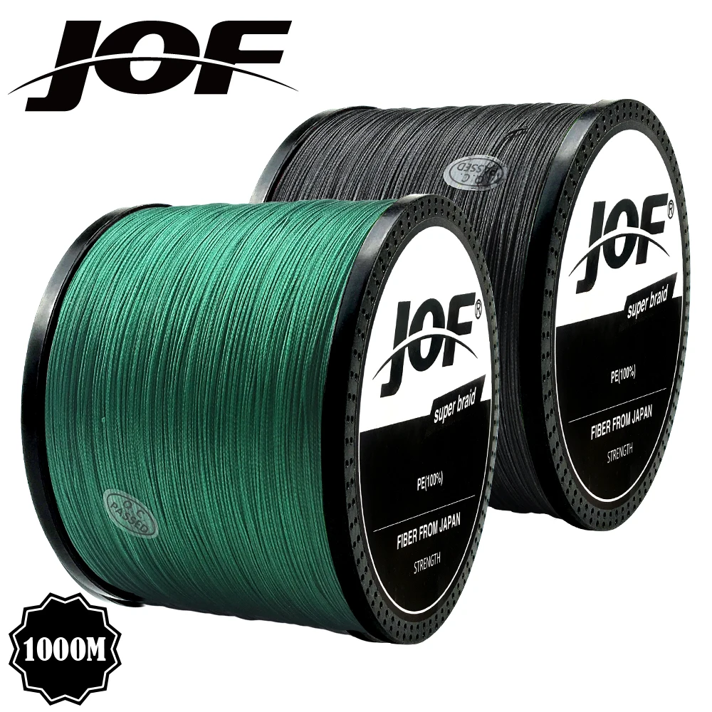 Multicolor 8 Strands 300M 500M 1000M PE Braid Fishing Line Sea Saltwater Fishing Weave 100% SuperPower JOF