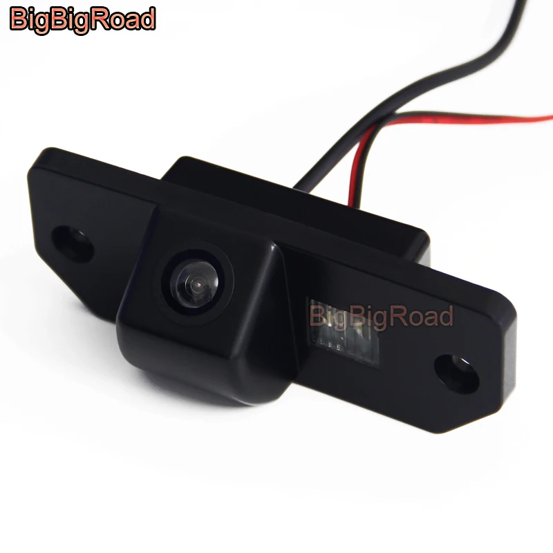 

BigBigRoad Car Rear View Parking Backup CCD Camera For Ford Mondeo Focus Sedan 2005 2006 2007 2008 2009 2010 2011 C-MAX C MAX