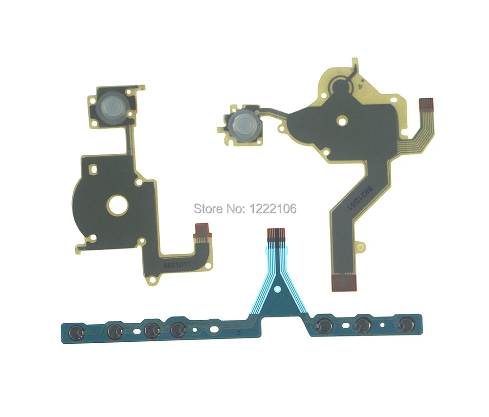 10sets اليسار الأيمن أزرار زر شريط مرن كابل الجمعية الكابلات المرنة استبدال إصلاح أجزاء مكون ل PSP 3000