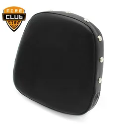 Universal Motorcycle Backrest Sissy Bar Back Rest Cushion Pad Rivet Seat Cover Pads For Honda For Suzuki For Yamaha