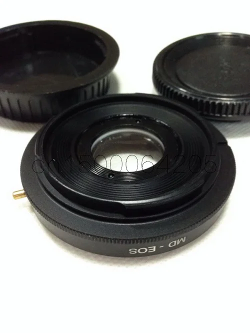 Adaptador de lentes para minolta md mc, adaptador para lente de corpo infinito com queda de vidro