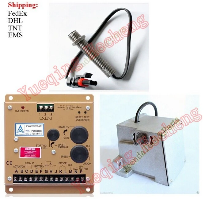 Governor Kit --Actuator ADC120 24V or ADC120 12V + ESD5500 series speed governor + 3034572 sensor Free shipping