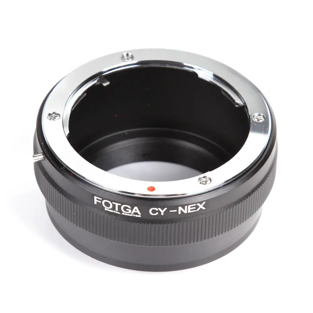 FOTGA Lens Adapter Ring for Contax Yashica CY to Sony E Mount A7III A9 NEX-7 NEX-3 NEX-5T/5 NEX-6 Cameras