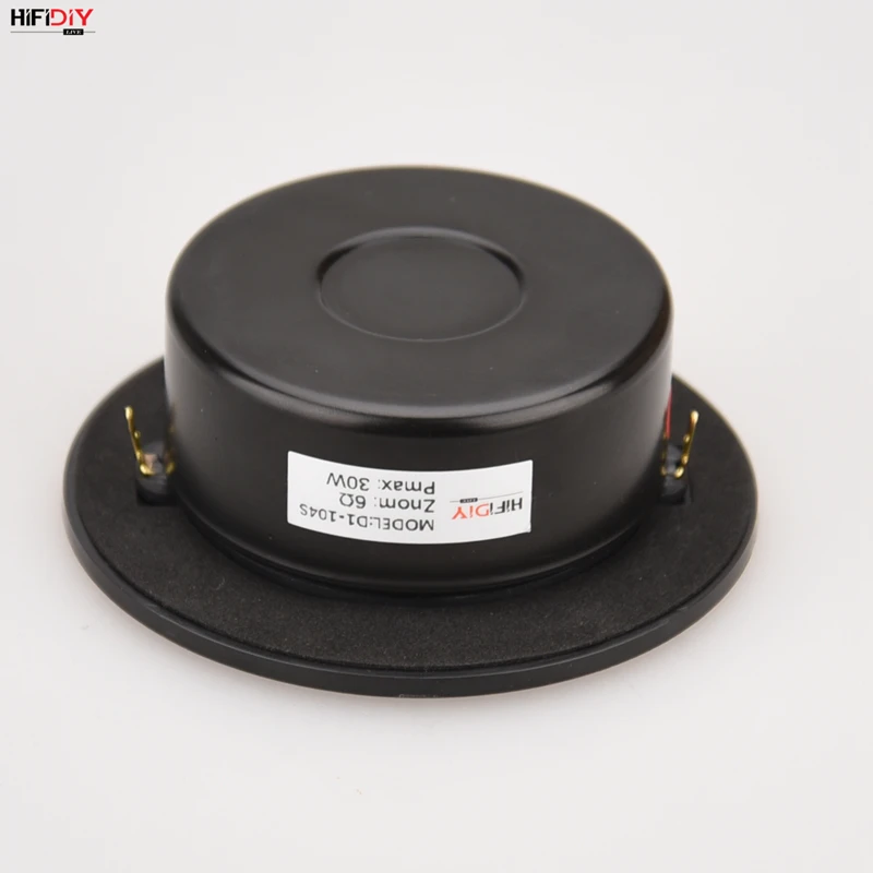 HIFIDIY LIVE hifi 4 inch Tweeter Speaker Unit  Oil - black Silk edge membrane 6 OHM 30W plastic 104mm Treble Loudspeaker D1-104S