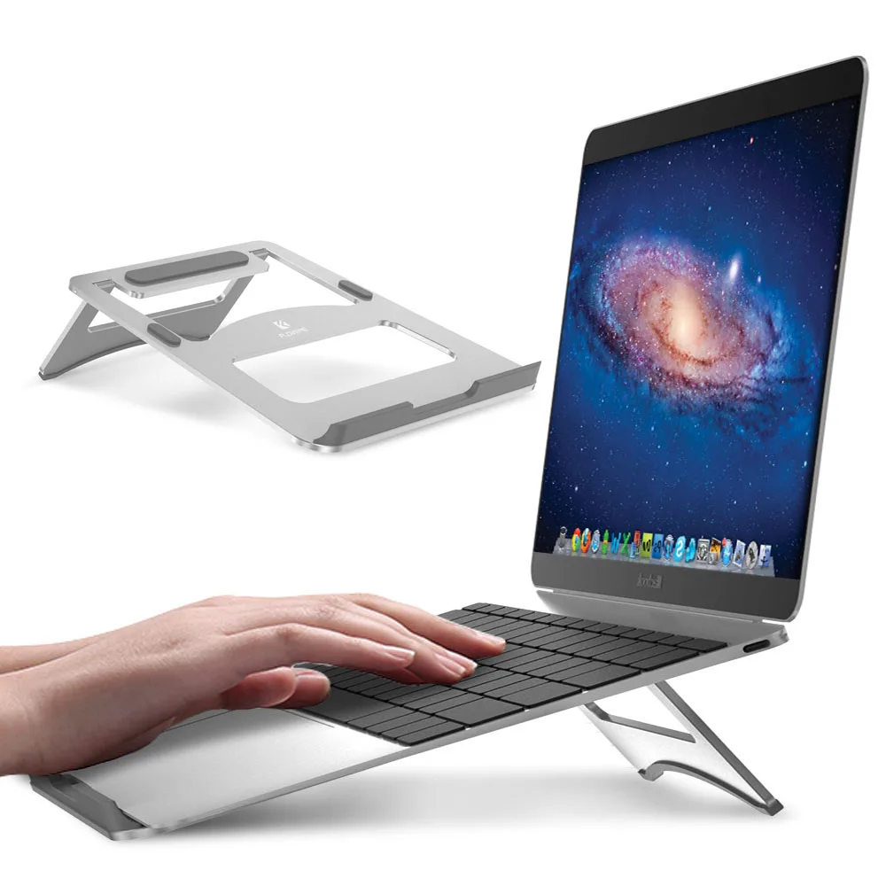 Newest Fashion Aluminum Alloy Firm Bracket for Macbook Air Pro Retina 11 12 13 15 Cooling Holder Tablet Stand for IPAD PC Stand