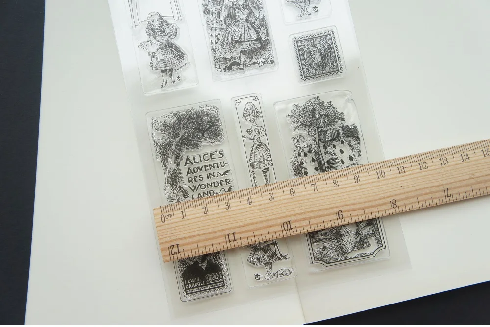 fairy tale Alice story design clear transparent stamp silicone stamps as scrapbooking decoration DIY card paper gift use