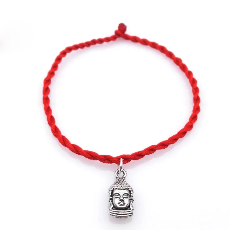 Hot Sale 2023 1PC Fashion Red Thread String Bracelet Lucky Red Handmade Rope Feather Bracelet for Women Men Jewelry Lover Couple