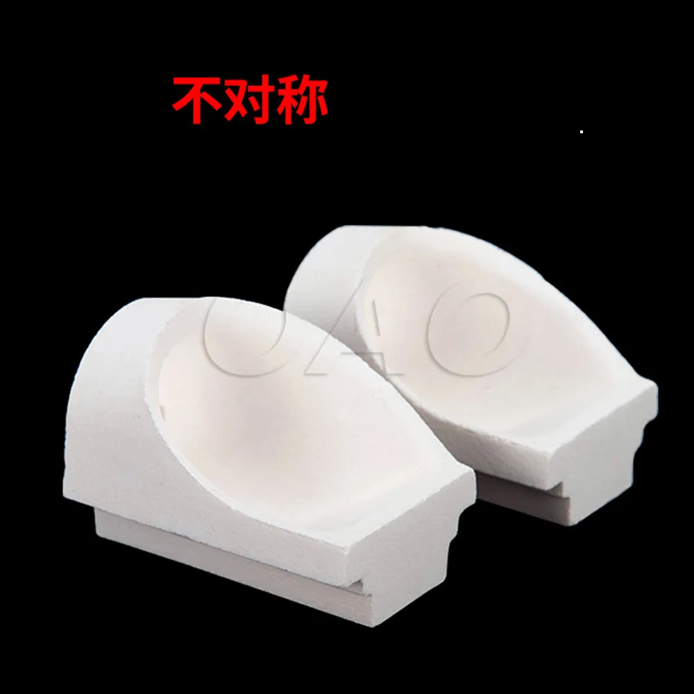 4pcs Dental Material Horizontal Vertical Quartz Crucible Ceramic crucible for Centrifugal casting machine for Dental Lab