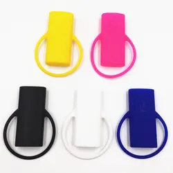 2 pcs Silicone Cigarette Gas Lighter Case Smoking Accessory Fall Proof 60x26mm Lighter Sleeve