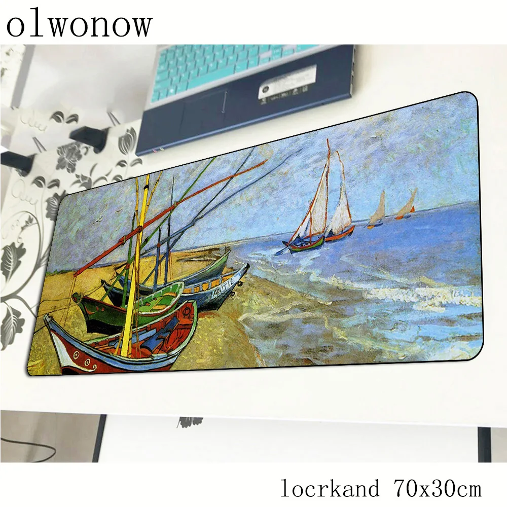 van gogh pad mouse best seller computer gamer mouse pad 70x30cm padmouse big Popular mousepad ergonomic gadget office desk mats