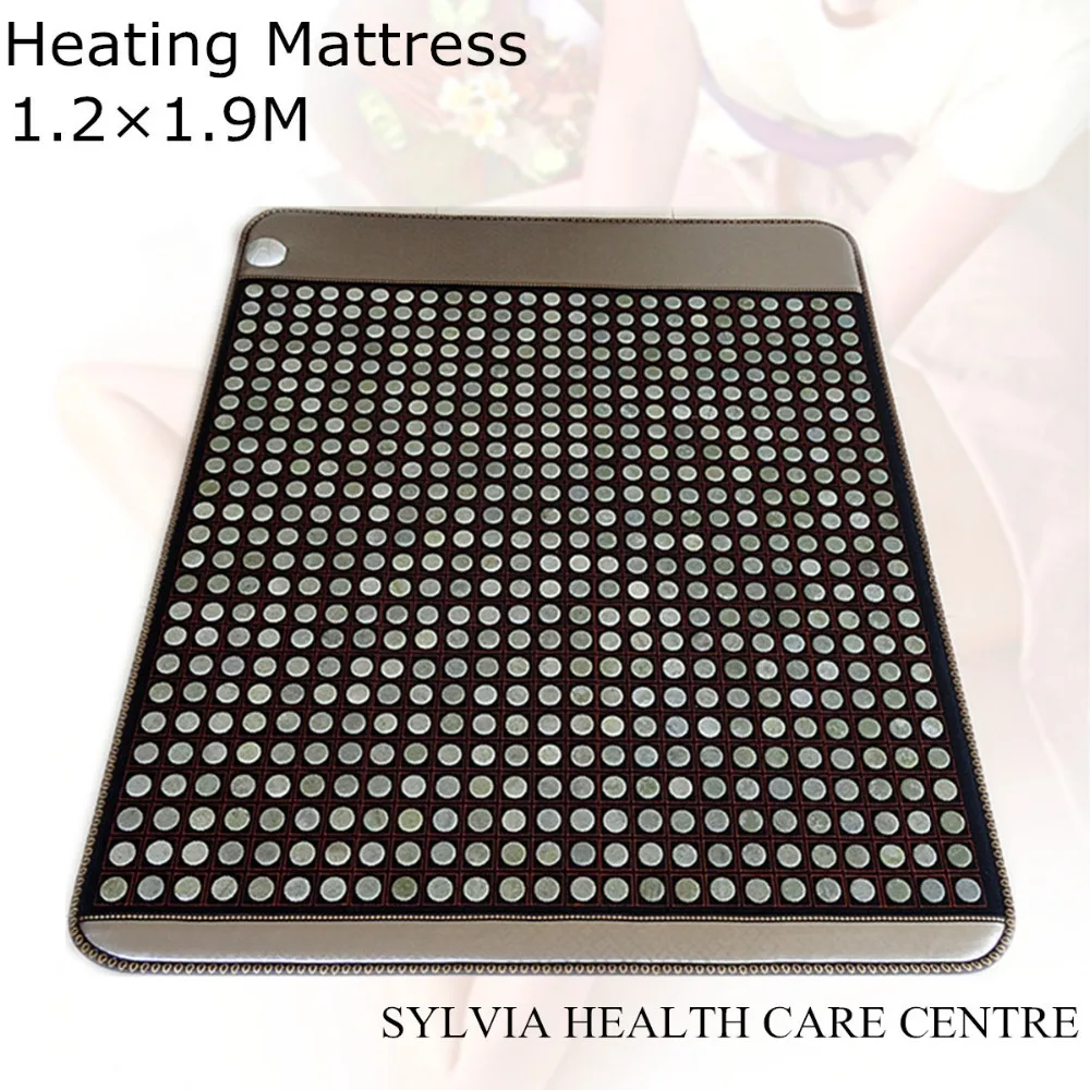 

Beauty health care new products! Heating Tourmaline Jade Products Korea Thermal Jade Mattress free sleep eye cover 1.2X1.9M