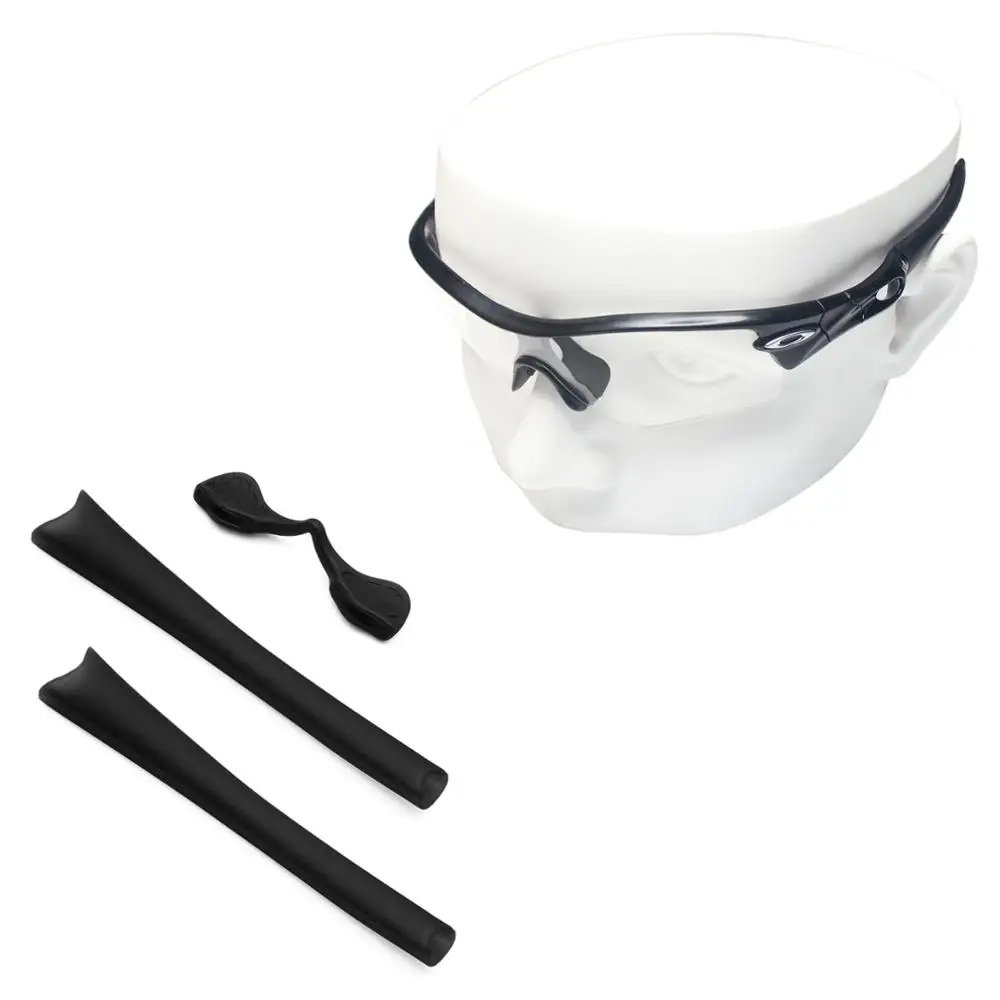 OOWLIT Rubber Kits Nose Pads & Earsocks for-Oakley Radar Path Sunglasses