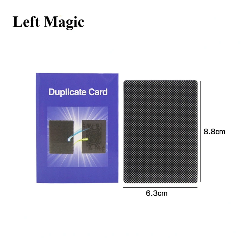 Duplicate Card Magic Tricks Card Copy Magic Props Perspective Street Close Up Magic Trick Accessories Comedy