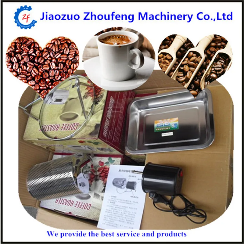 Coffee Roaster machine mini home use Electric Stainless Steel 220 or 110V used in gas or electric stove nuts Coffee bean Roaster