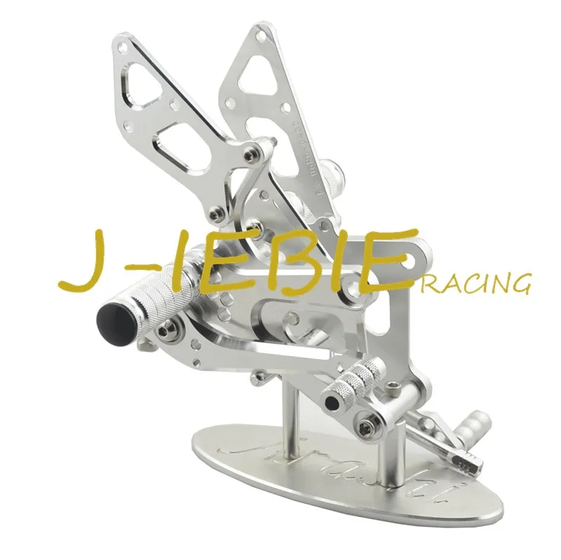 CNC Racing Rearset Adjustable Rear Sets Foot pegs Fit For Honda CBR250R CBR250 R 2011 2012 2013 2014 2015 SILVER