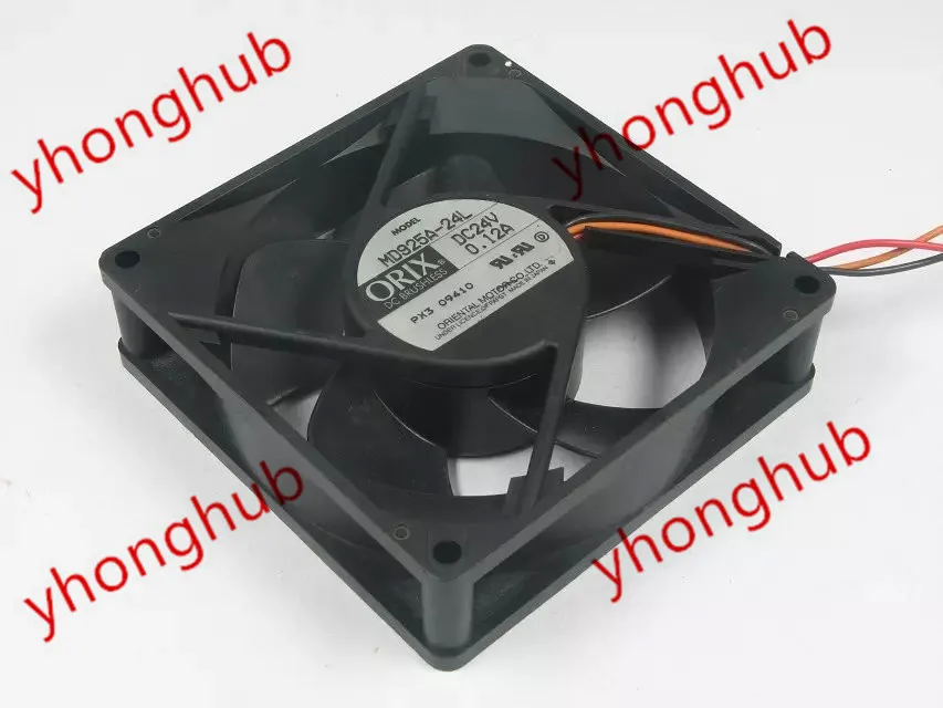 

ORIX MD925A-24L DC 24V 0.12A 90X90X25mm Server Cooling Fan