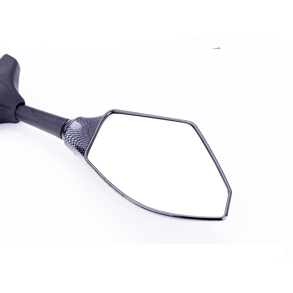 BLACK CARBON LED TURN SIGNAL MIRRORS FOR YAMAHA YZF R6 FZ1 FZ6 600R R3