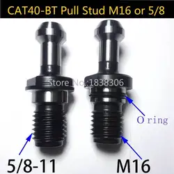 CAT40 45 도 M16 5/8 나사 풀 스터드 고정 손잡이, CNC 밀링 공구 홀더, 콜렛 척 커터 터닝 보링 공구