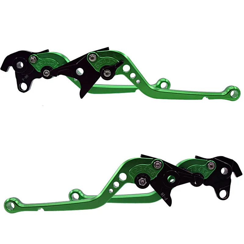 Pendek & Panjang untuk Kawasaki Ninja 250R 2008 2009 2010 2011 2012 Z250 2013-2014 Sepeda Motor Adjustable CNC Rem tuas Kopling