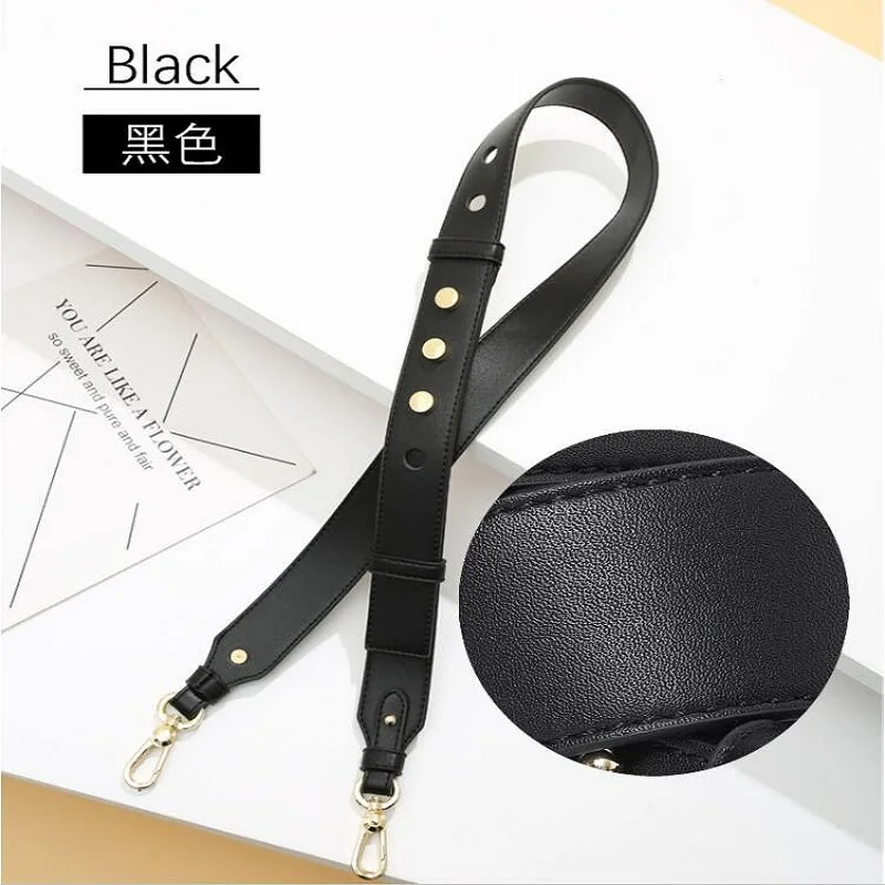 

Genuine Leather Adjustable Wide Shoulder Strap Fashion Joker Style Female Bag Accessories Cross-body Bag Solid Color Bag Strap