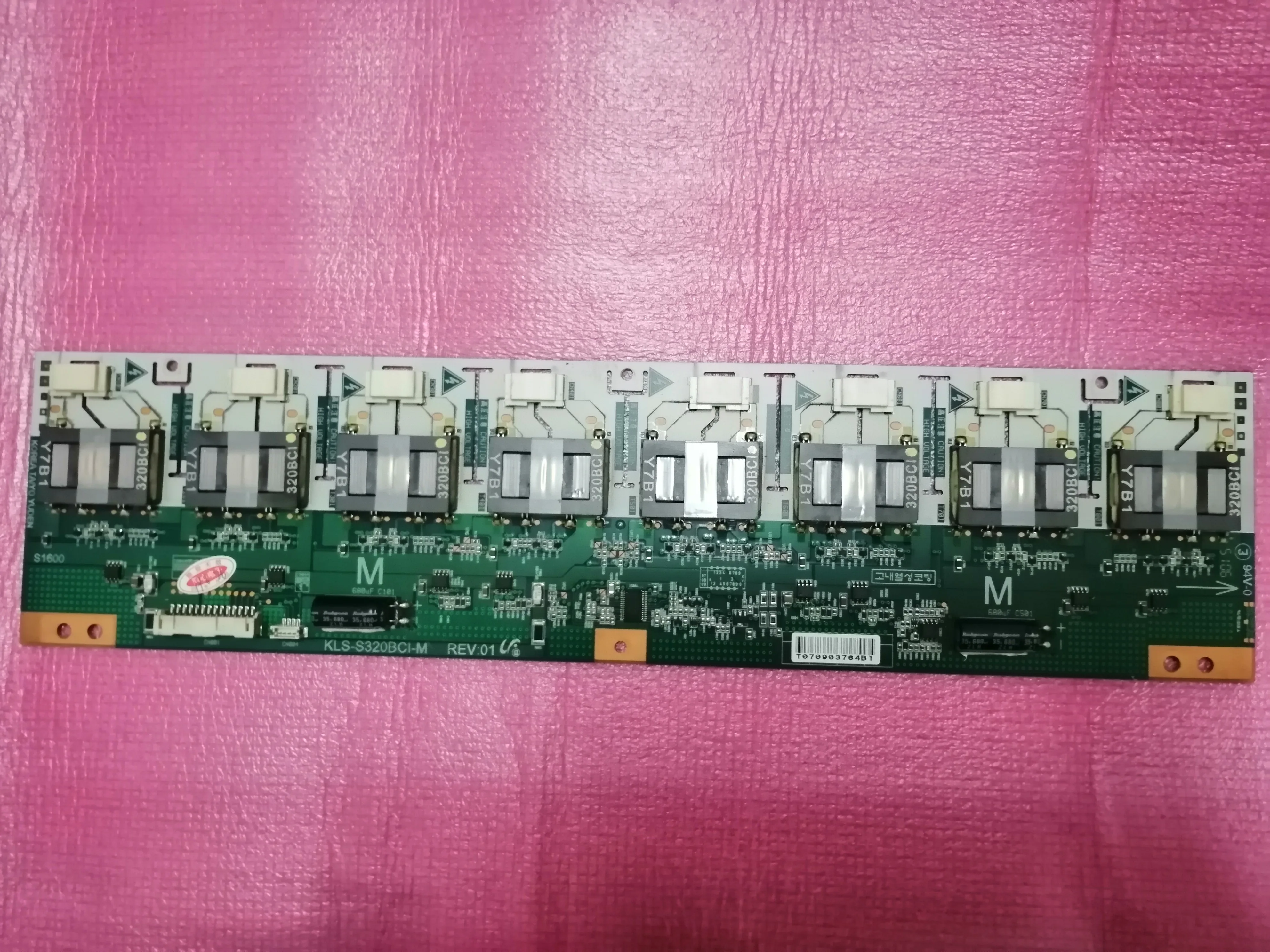 High voltage board kls-s320bc1-m kls-s320bci-m  kls-s320bc1-V rev 01 price difference
