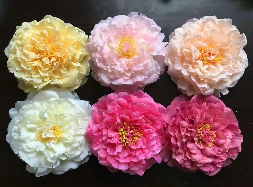 18cm large flower heads,artificial peony,wedding & home decoration, to make flower wall,kissing ball,door wreath