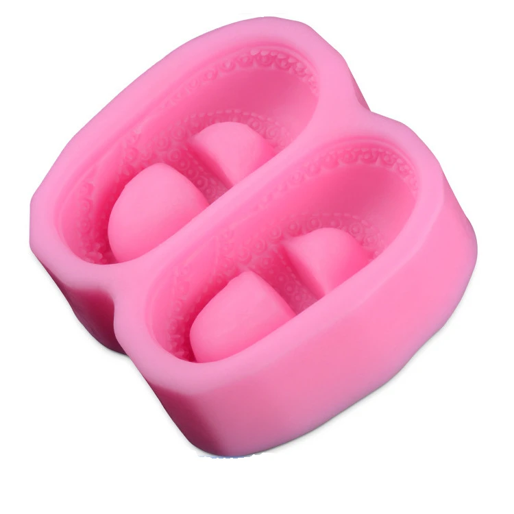 1PCS HOT Lovely Baby Shoes Silicone Cake Mold Mould Cutter Fondant Cake Decorating Tools   D289