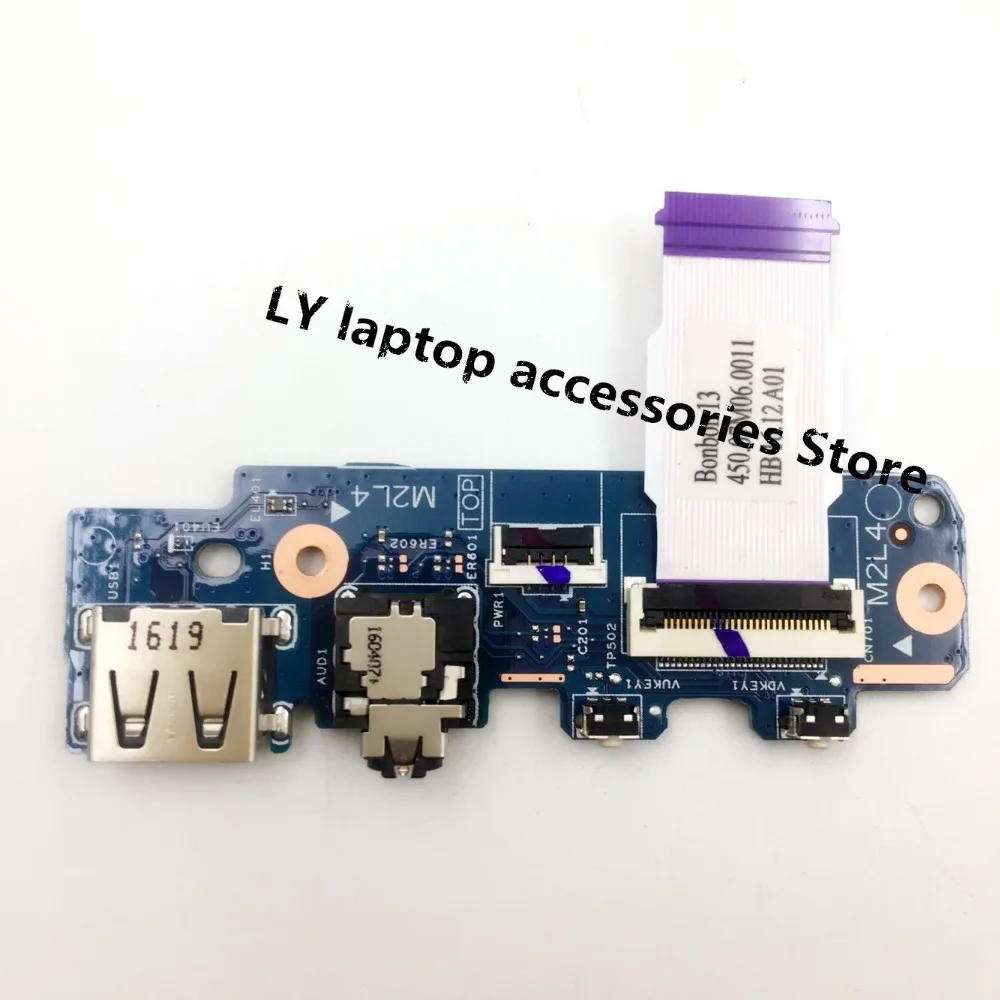 For HP Pavilion x360 13-U M3-U original laptop USB interface board USB board Audio board 448.07M02.0011