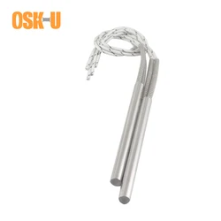 2PCS Electric Cartridge Heaters Element 10mm Tube Diameter 220V Single-End Heating Pipe for Core Shooter 250/300/350/400W