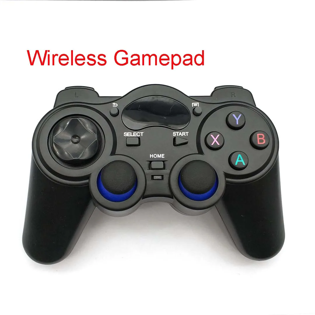Bezprzewodowy kontroler gier Joypad 2.4GHz Gamepad z Micro USB konwerter OTG Adapter do androida tablety PC TV, pudełko