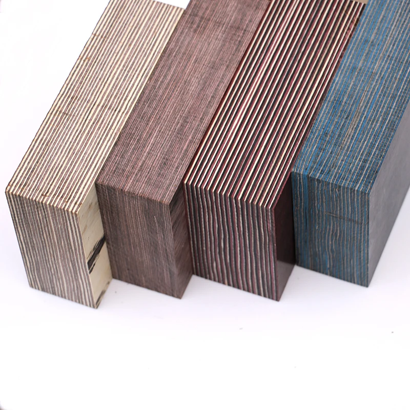 Knife handle blocks wood blanks 120*40*30mm can cut customized sizes