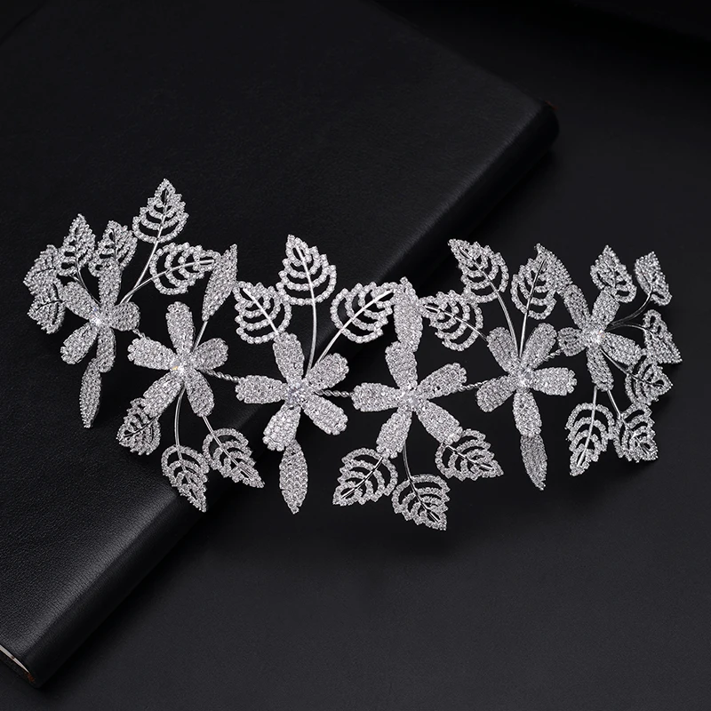 Wedding Hair Accessories HADIYANA New Fashion Leaves And Flowers Design Elegant For Women High Quality BC4731 Accesorios Mujer