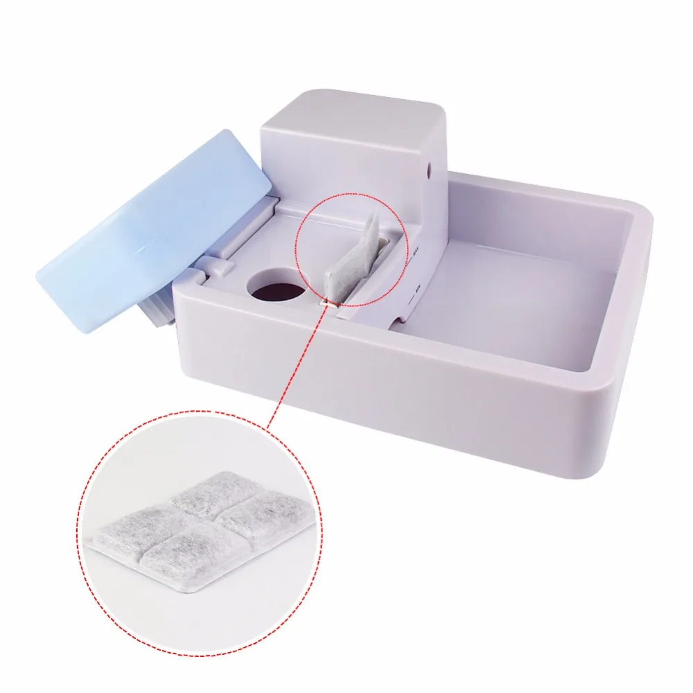 Автоматический светодиодный фонтанчик, миска для воды 1,8 л для кошек и собак, фильтр для питьевой посуды, поилка для домашних животных