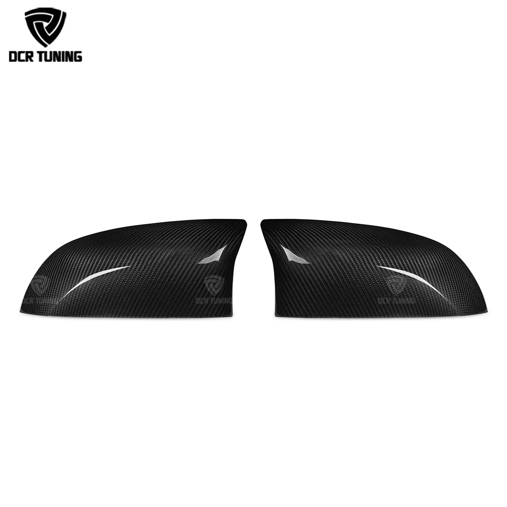 For BMW X5M F85 X6M F86 Carbon Fiber Rear View Mirror Cover Dry Carbon Add on style & Replacement Style 2 pics/pair  2015 - UP