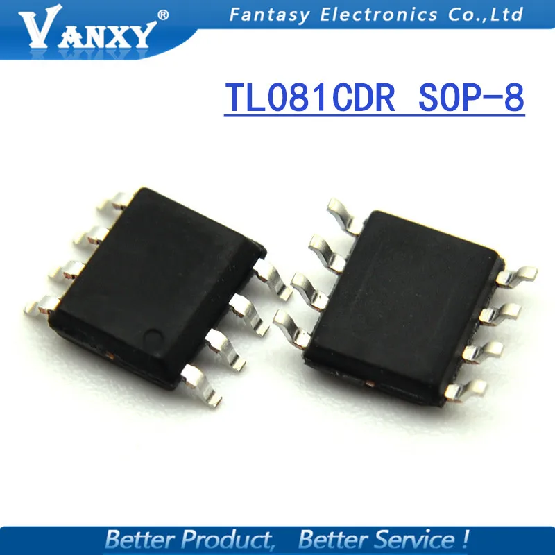 10PCS TL081CDR SOP8 TL081C SOP TL081 SOP-8 081C SMD new and original IC