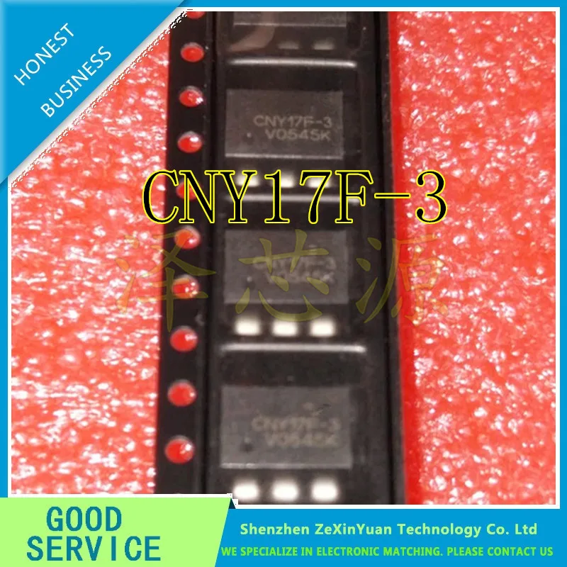 10 ชิ้น/ล็อต CNY17F-3 CNY17-3 CNY17F SOP-6 OPTOCOUPLER