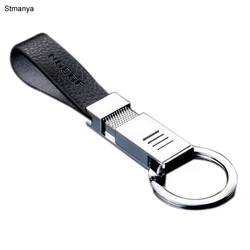 New Fashion High-end leather Keychain Car Key Chain Key Ring high-end single ring Keyring For Best Gift wholesale #17126