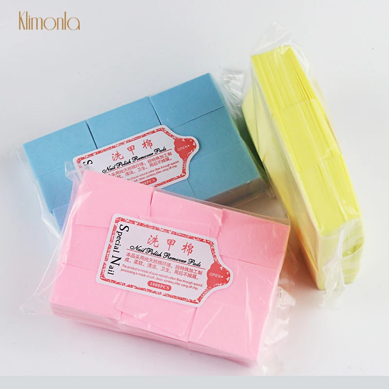 Colorful Nail Gel Polish Remover Disposable Cotton Nail Washing Towel Wipes Manicure Cleaning Makeup Tools