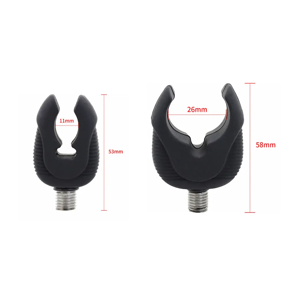 4個ゴム釣竿残りバットヘッドレストグリッパーグリップ釣竿ホルダー釣具ツール