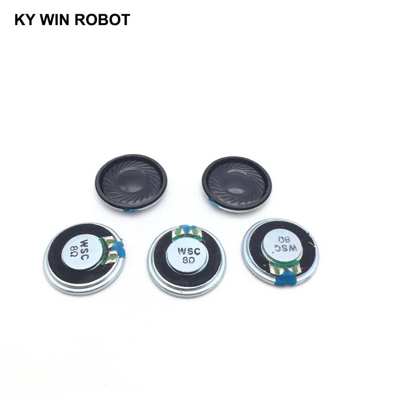 Mini haut-parleur Ultra-mince, nouveau, 8 ohms, 1 watt, 1 W, 8R, diamètre 26MM, 2.6CM, épaisseur 5MM, 5 pièces/lot