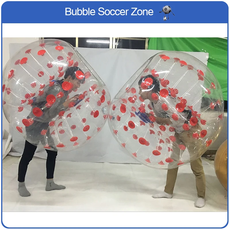 Free Shipping PVC Inflatable Bubble Soccer Ball Bumper Ball Inflatable Zorb Balloon Fun Games Adult Bouncing Ball Soccer Ball