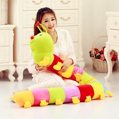 new creative long plush Colorful caterpillar toy lovely stuffed Millipedes doll gift about 190cm